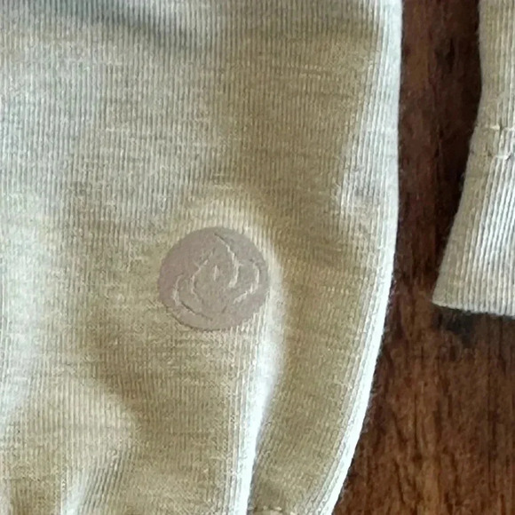 Apana | Nimbus Long Sleeve Top with Side Tie Waist, Light Green - Picture 5 of 8